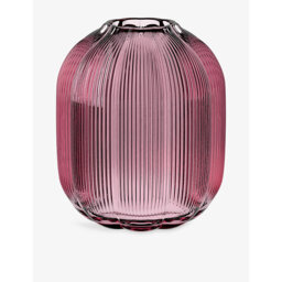 Villeroy & Boch Fleur Cassis Glass Vase 19cm - thumbnail 1