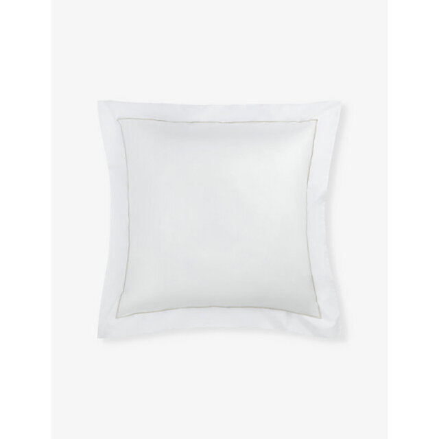 The White Company Savoy Large-Square Cotton Oxford Pillow Case 65cm x 65cm - image 1