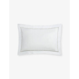 The White Company Savoy Large-Square Cotton Oxford Pillow Case 65cm x 65cm - thumbnail 2