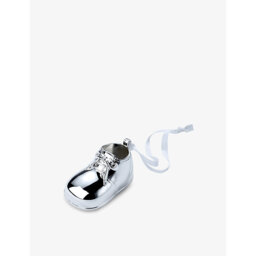 Arthur Price Baby Shoe Silver-Plated Ornament 6cm - thumbnail 2