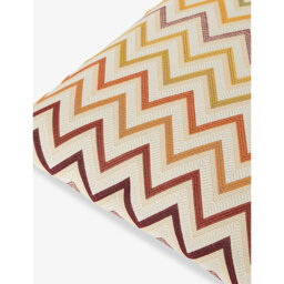 Missoni Home Watamu Zigzag-Pattern Cotton-Blend Cushion 40cm x 40cm - thumbnail 2