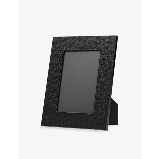 Smythson Panama Small Leather Photo Frame 8.4' x 6.5' - image 1