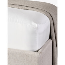 The White Company Pembridge Cotton-Sateen Deep Fitted Sheet