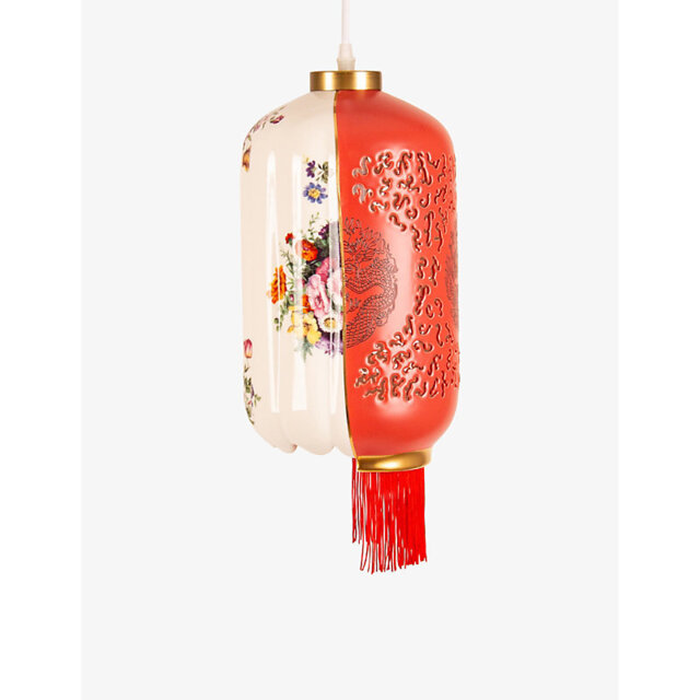 Seletti Hybrid Inalda Suspension Porcelain Lamp 34.5cm