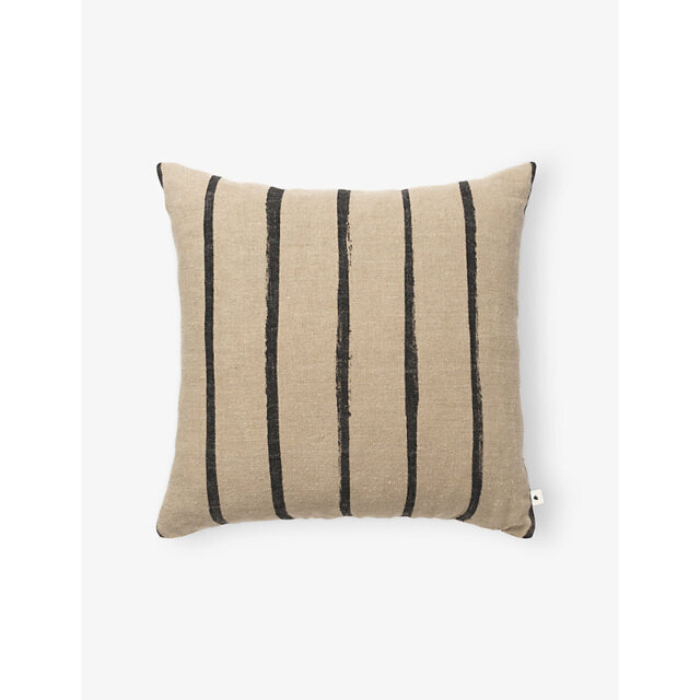 Ferm Living Oleo Striped Linen Cushion Cover 50cm x 50cm - image 1