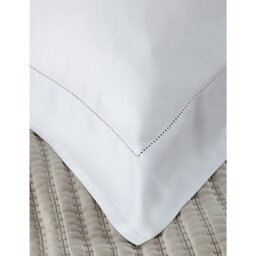 The White Company Connaught Cotton and Silk-Blend Oxford Pillowcase 65cm x 65cm - thumbnail 2