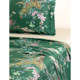 Yves Delorme Contes Floral-Print Cotton-Sateen Flat Sheet - thumbnail 2