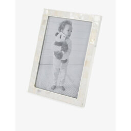 The White Company Rectangular Mother-Of-Pearl Tiled Photo Frame 23cm x 17cm