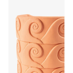 Seletti Magna Graecia Onde Terracotta Wall Vase 25cm - thumbnail 2