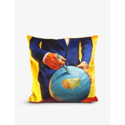 Seletti Wears Toiletpaper Globe Cushion Cover 50cm x 50cm - thumbnail 1