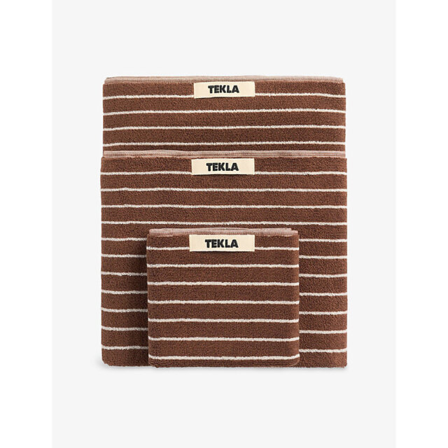 Tekla Bordered Cotton Hand Towel 50cm x 80cm - image 1