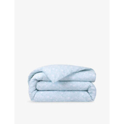 Yves Delorme Capri Aqua Cotton Duvet Cover
