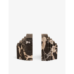Soho Home Lola Marble Bookends 14cm - thumbnail 2