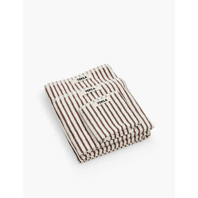 Tekla Bordered Cotton Hand Towel 50cm x 80cm - image 1
