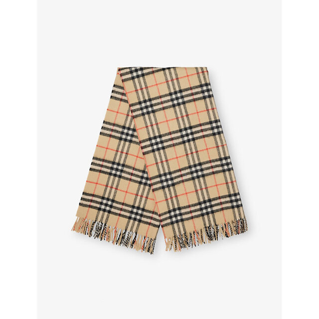 Burberry Checked Wool Baby Blanket - image 1