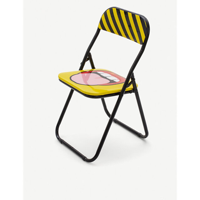 Seletti Blow Metal and PVC Folding Chair 46cm - image 1