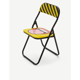 Seletti Blow Metal and PVC Folding Chair 46cm