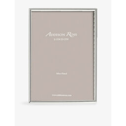 Addison Ross London Fine Edge Silver-Plated Photo Frame 5” x 7” - thumbnail 1