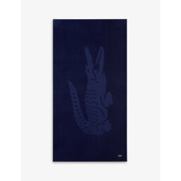 Lacoste Marine Cotton Beach Towel 100cm x 160cm - thumbnail 1
