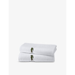 Lacoste Casual Logo-Embroidered Cotton Bath Towel 100cm x 150cm
