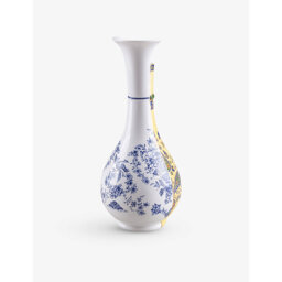 Seletti Hybrid Chunar Abstract-Pattern Bone-China Porcelain Vase - thumbnail 2