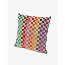 Missoni Home Yugawara Checked Jacquard Cushion 40cm x 40cm - thumbnail 1