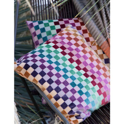 Missoni Home Yugawara Checked Jacquard Cushion 40cm x 40cm - thumbnail 2