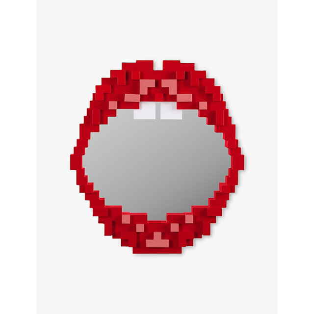Seletti Pixel Mouth Glass Mirror 50cm - image 1