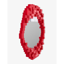 Seletti Pixel Mouth Glass Mirror 50cm - thumbnail 2