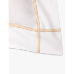 Yves Delorme Athena Bourdon-Stitch Standard Oxford Pima-Cotton Pillow Case - thumbnail 2