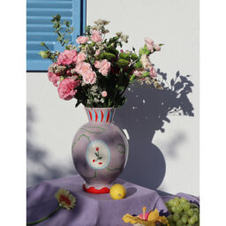 Disney x Laetitia Rouget The Enchanted Rose Lilac Earthenware Vase - thumbnail 2