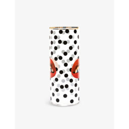 Seletti Wears Toiletpaper Sh*T Pois Cylindrical Glass Vase 50cm - thumbnail 2