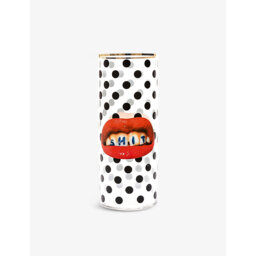 Seletti Wears Toiletpaper Sh*T Pois Cylindrical Glass Vase 50cm