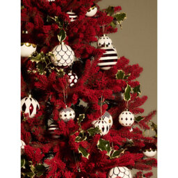 Alessi Delight 3 Glass Christmas Baubles Set Of 2 - thumbnail 2