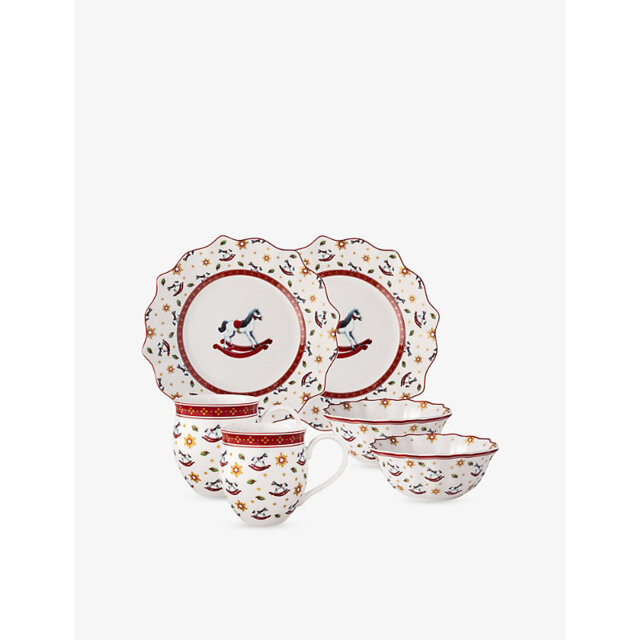 Villeroy & Boch Toy's Delight Rocking Horse Porcelain Six-Piece Set - image 1