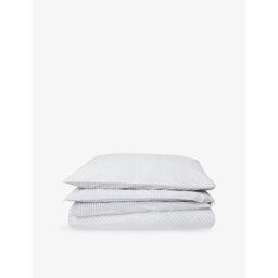 The Little White Company Star-Print Reversible Double Cotton Bedding Set