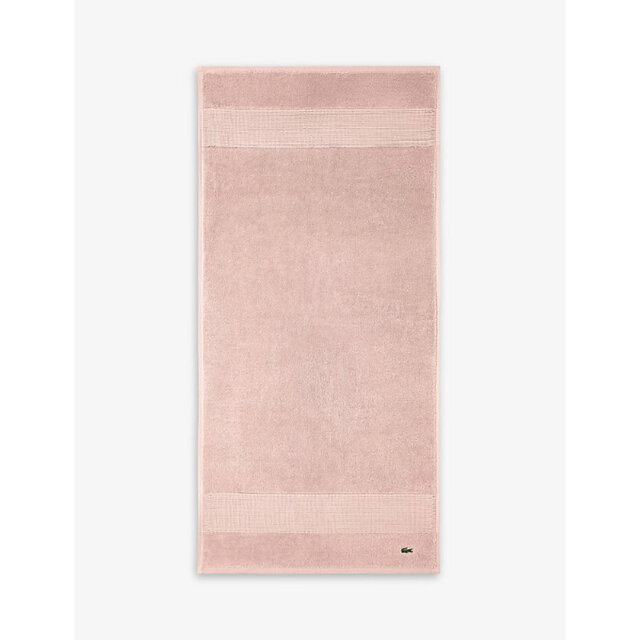 Lacoste Le Croco Logo-Embroidered Cotton Hand Towel 50cm x 100cm - image 1