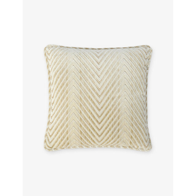 Missoni Home Ziggy Zigzag-Pattern Velvet Cushion 40cm x 40cm - image 1