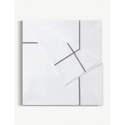 Yves Delorme Athena Pierre Cotton Duvet Cover - thumbnail 1