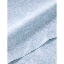 Yves Delorme Capri Aqua Cotton Flat Sheet - thumbnail 2