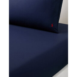 Ralph Lauren Home Polo Player Cotton Fitted Sheet - thumbnail 1