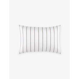 Boss Bray Striped Cotton Pillowcase 50cm x 75cm - thumbnail 1