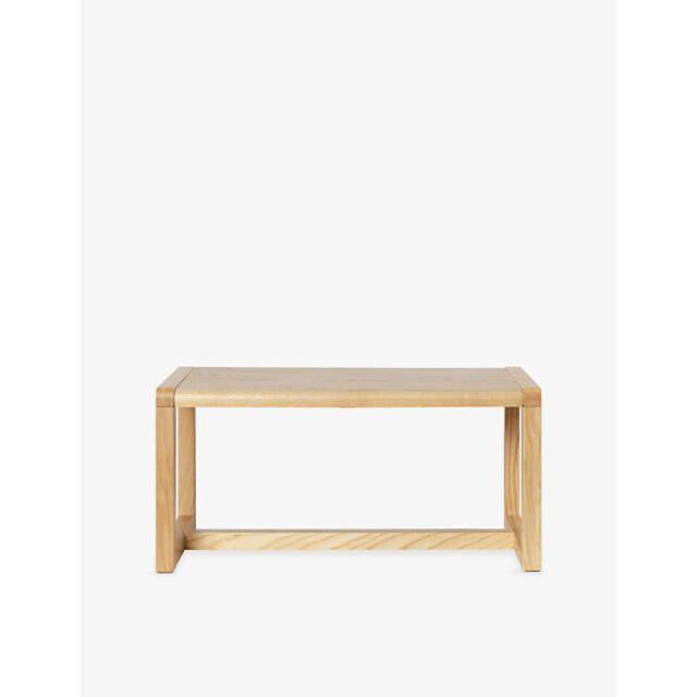 Ferm Living Little Architect Wood and Ash-Veneer Bench 62cm - image 1