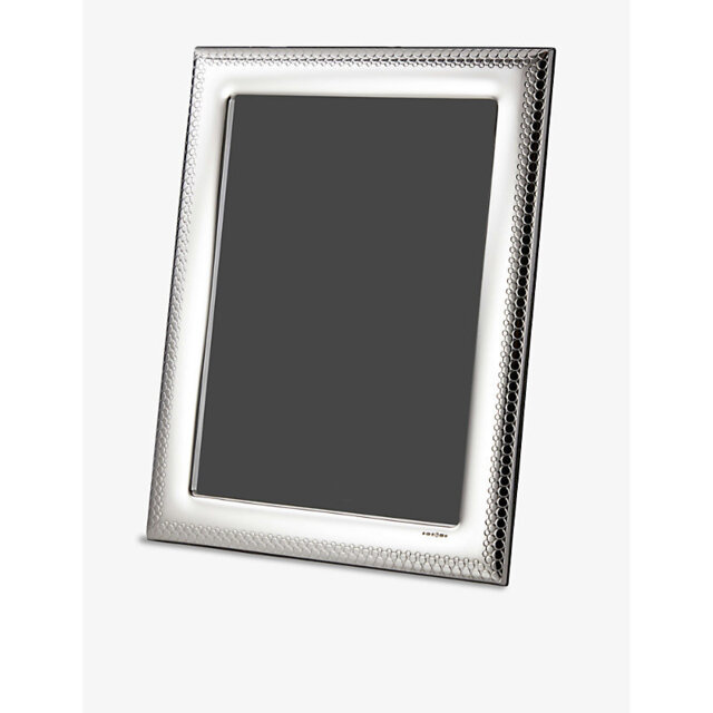 Arthur Price Pearl Sterling-Silver Photo Frame 6X4In - image 1