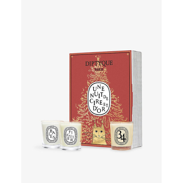 Diptyque Holiday Edition Surprise Miniature Scented Candle Set Of Three
