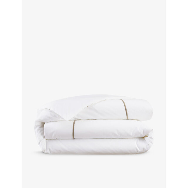 Yves Delorme Athena Pierre King Cotton Duvet Cover - image 1