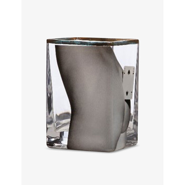 Seletti Wears Toiletpaper Two Of Spades Glass Vase 14cm