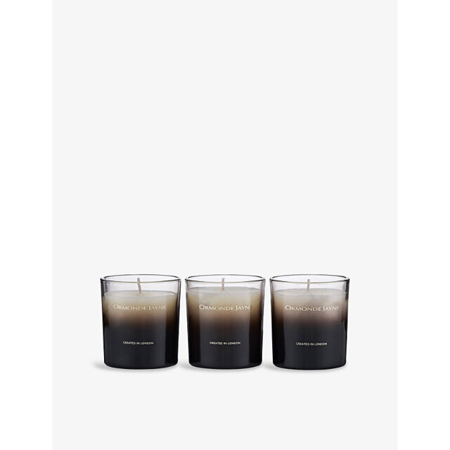 Ormonde Jayne Amberesque Scented Candle Set Of Three 170g - image 1
