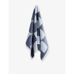 Hay Check-Pattern Cotton Hand Towel - thumbnail 2