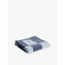 Hay Check-Pattern Cotton Hand Towel - thumbnail 1